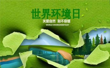 2024年6.5环境日活动方案推荐8篇
