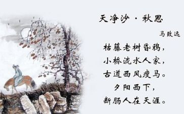 秋思作文模板7篇