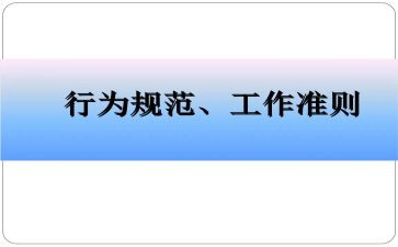 行为规范工作总结6篇