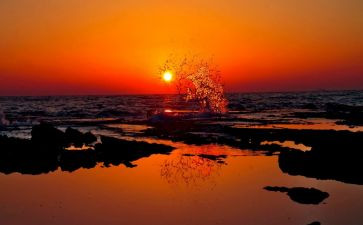 写夕阳西下的作文8篇