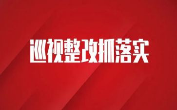 领导的整改报告8篇
