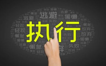 责任心执行力心得体会6篇