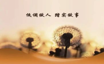做人低调的作文8篇